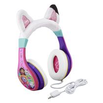Fones de Ouvido com Fio eKids Gabby's Dollhouse para Crianças - com Controle de Volume