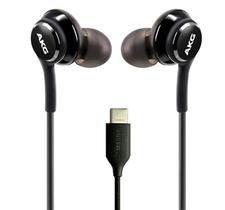 Fones de ouvido com fio ElloGear AKG com microfone USB-C para Samsung