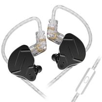 Fones de ouvido com fio EZ EAR KZ ZSN PRO X Hybrid 1DD 1BA com microfone