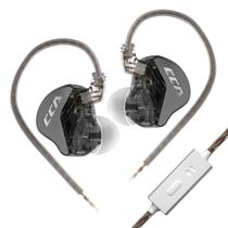 Fones de ouvido com fio H HIFIHEAR CRA Powerful Bass com microfone preto