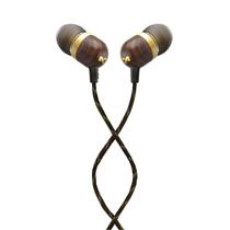 Fones de ouvido com fio House of Marley Smile Jamaica com microfone de latão