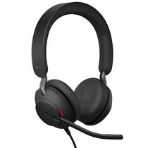 Fones de ouvido com fio Jabra Evolve2 40 UC USB-C Stereo Preto