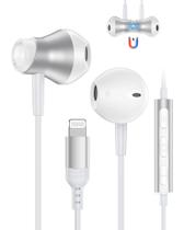 Fones de ouvido com fio Lightning Haoano com microfone e cancelamento de ruído Fones de ouvido com fio Lightning Haoano com microfone e cancelamento de ruído