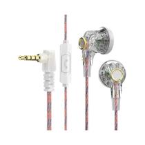 Fones De Ouvido Com Fio QKZ MDR De Cabeça Plana Com Grande Bass Dinâmico 16MM HIFI Para Esportes Com