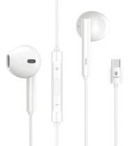 Fones De Ouvido Com Fio Tipo C Microfone Integrado Compativel iPhone 15 15 Pro 15 Pro Max 16 16 Pro