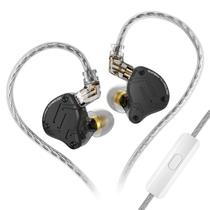 Fones de ouvido com monitor intra-auricular KZ ZS10 PRO X Upgrade 4BA+1DD - CCA