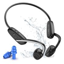 Fones de ouvido de condução óssea Eixpdaye Bluetooth 5.3 com microfone IPX