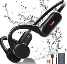 Fones de Ouvido de Condução Óssea FEICO com Bluetooth 5.3 - 32GB - IP68 - Pretos