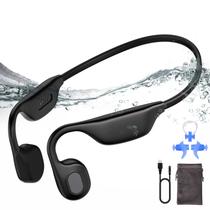 Fones de ouvido de condução óssea Tonfarb Open Ear Bluetooth Black Fones de ouvido de condução óssea Tonfarb Open Ear Bluetooth Black