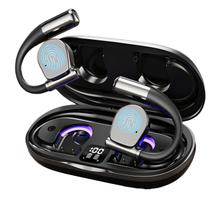 Fones de ouvido de tradução AMZISH AI Real Time 144 idiomas pretos