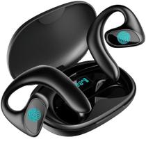 Fones de ouvido de tradução KojiNtora AI Real-time 150 idiomas pretos