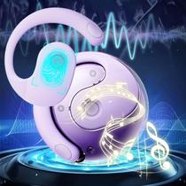 Fones de ouvido de tradução Language Translator Bluetooth 5.4 roxo