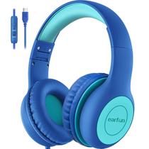 Fones de ouvido EarFun Kids K1 com fio com microfone de 85/94dB de volume Fones de ouvido EarFun Kids K1 com fio com microfone de 85/94dB de volume