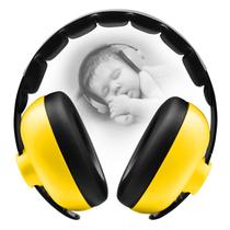 Fones de ouvido Earmuff BBTKCARE Baby Noise Reduction, 3-36 meses, amarelos