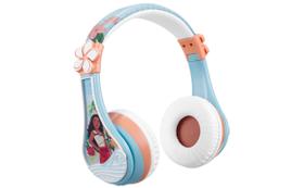 Fones de ouvido eKids Moana Wireless com microfone e cabo auxiliar