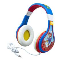 Fones de ouvido eKids Super Mario Kids, estéreo, com fio, sobre a orelha Fones de ouvido eKids Super Mario Kids, estéreo, com fio, sobre a orelha