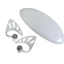 Fones de ouvido Elf Ear sem fio Elf Headphones LED IPX4 brancos