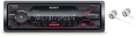 Fones de ouvido estéreo automotivos Sony DSX-A410BT Bluetooth USB AUX +
