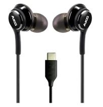 Fones de ouvido estéreo UrbanX 2021 para Samsung Galaxy com microfone tipo C