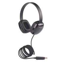 Fones de ouvido estéreo USB Cyber Acoustics ACM-6005 para PC Fones de ouvido estéreo USB Cyber Acoustics ACM-6005 para PC