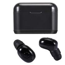 Fones de ouvido fones de ouvido dt-4 ipx impermeável bluetooth 5.0 fone de ouvido bluetooth sem fio com suporte de caixa de carregamento magnético