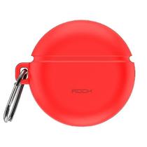 Fones de ouvido fones de ouvido rock para huawei freebuds 3 silicone sem fio bluetooth fone de ouvido caixa de armazenamento caixa de armazenamento vermelho