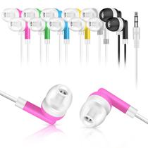Fones de ouvido, fones de ouvido, YFSFQS Kids, pacote com 50 fios, multicoloridos