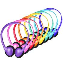 Fones de ouvido GDBOMA Kids, pacote com 12, conector multicolorido de 3,5 mm Fones de ouvido GDBOMA Kids, pacote com 12, conector multicolorido de 3,5 mm
