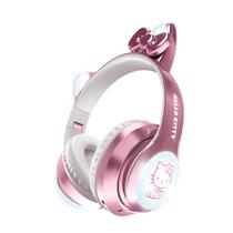 Fones de Ouvido Hello Kitty Sem Fio Dobráveis Bluetooth 5.3 Fones de Ouvido Hello Kitty Sem Fio Dobráveis Bluetooth 5.3