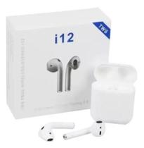 Fones De Ouvido I12 Tws Bluetooth Sem Fio Recarregável - Casa Azul