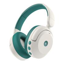 Fones de ouvido iClever BTH20 Active Noise Cancelling Kids brancos e verdes Fones de ouvido iClever BTH20 Active Noise Cancelling Kids brancos e verdes