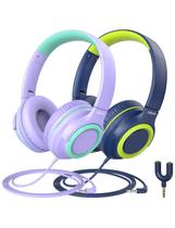 Fones de ouvido iClever HS22 Kids com divisor de compartilhamento de volume 94dB