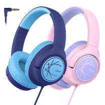 Fones de ouvido iClever HS26 Kids Cord 85dBA Safe Volume Wired Fones de ouvido iClever HS26 Kids Cord 85dBA Safe Volume Wired