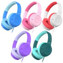 Fones de ouvido iClever Kids for School K-12, volume seguro de 85dBA Fones de ouvido iClever Kids for School K-12, volume seguro de 85dBA