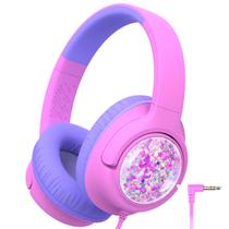 Fones de ouvido iClever Kids HS26, com fio, 85dBA, volume seguro com microfone Fones de ouvido iClever Kids HS26, com fio, 85dBA, volume seguro com microfone