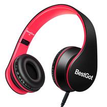 Fones de ouvido infantis BESTGOT para crianças e meninos Fones de ouvido infantis com microfone, volume em linha, fones de ouvido dobráveis com plugue de 3,5 mm, cabo removível (preto/vermelho) Fones de ouvido infantis BESTGOT para crianças e meninos Fones de ouvido infantis com microfone, volume em linha, fones de ouvido dobráveis com plugue de 3,5 mm, cabo removível (preto/vermelho)