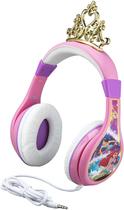Fones de ouvido infantis Disney Princesas ajustáveis - controle de volume - seguros