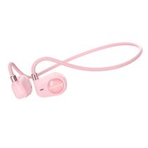 Fones de ouvido infantis MeloAudio Open Ear com microfone rosa