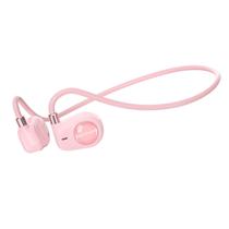Fones de ouvido infantis MeloAudio Open Ear Wireless com microfone rosa