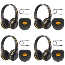 Fones de ouvido infravermelhos sem fio SIMOLIO para crianças e reprodutor de DVD para carros Fones de ouvido infravermelhos sem fio SIMOLIO para crianças e reprodutor de DVD para carros