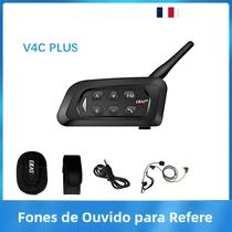 Fones De Ouvido Intercomunicadores Bluetooth Para Árbitros De Futebol EJEAS V4C plus 1500M 4