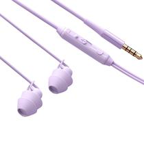 Fones de ouvido intra-auriculares com fio Sleeping Earbuds, silicone roxo Fones de ouvido intra-auriculares com fio Sleeping Earbuds, silicone roxo