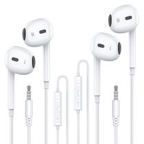 Fones de ouvido intra-auriculares MOSWAG com microfone e controle de volume Fones de ouvido intra-auriculares MOSWAG com microfone e controle de volume