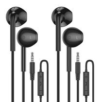 Fones de ouvido intra-auriculares MOSWAG com microfone e controle de volume Fones de ouvido intra-auriculares MOSWAG com microfone e controle de volume