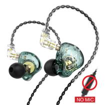 Fones de ouvido intra-auriculares mt1 3.5mm, com fio, som estéreo, alta fidelidade para graves - SZKOSTON Earphone Store