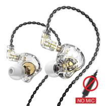 Fones de ouvido intra-auriculares mt1 3.5mm, com fio, som estéreo, alta fidelidade para graves