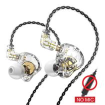 Fones de ouvido intra-auriculares mt1 3.5mm, com fio, som estéreo, alta fidelidade para graves - SZKOSTON Earphone Store