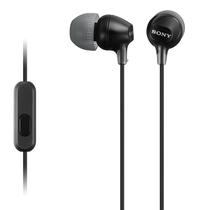 Fones de ouvido intra-auriculares Sony MDREX15AP com microfone - preto