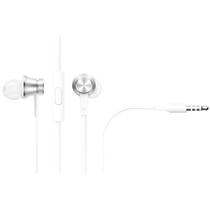 Fones de ouvido intra-auriculares Xiaomi Mi Basic (prata) com microfone