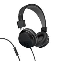 Fones de ouvido JLab Neon dobráveis com fio, pretos